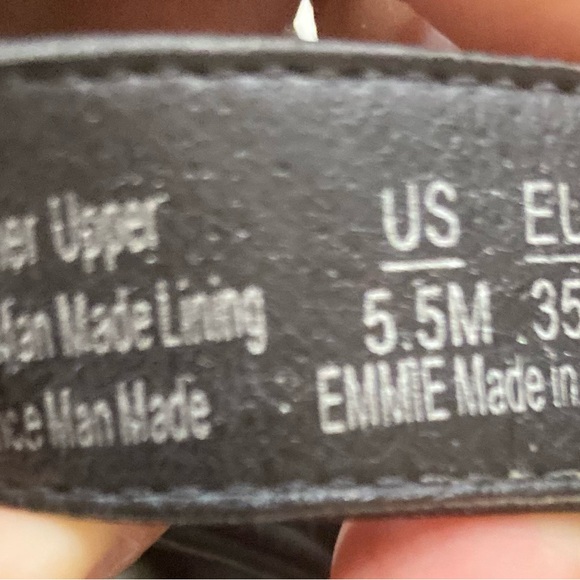 Black Chunky Edelman Heels - Size 5.5 - Picture 8 of 8